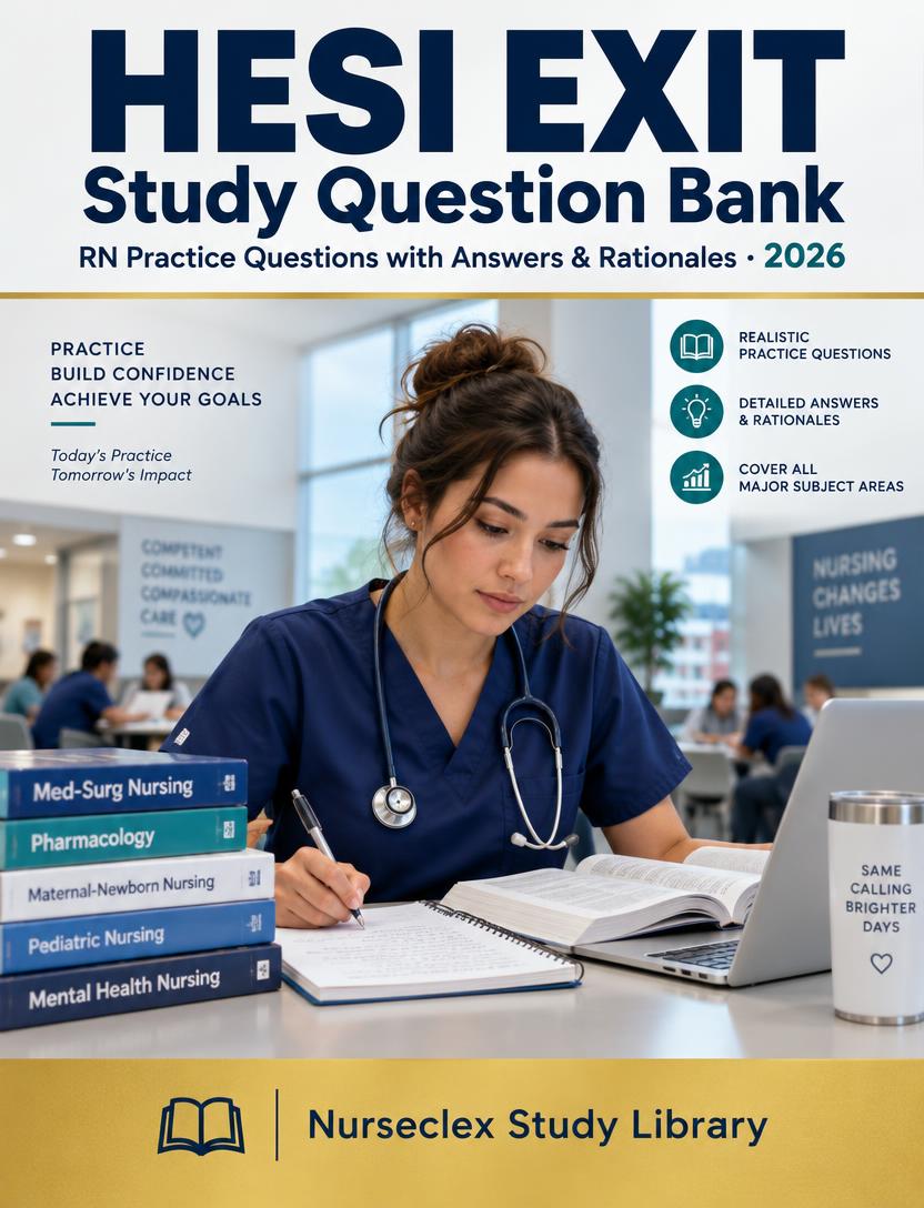 hesi exit question bank cover
