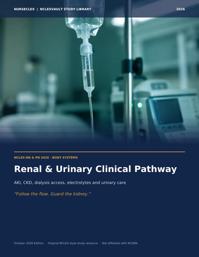 Renal & Urinary System Clinical Pathway Guide  cover