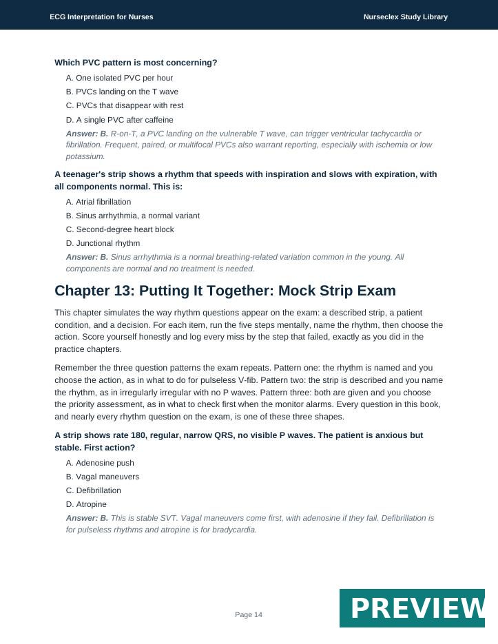 ECG Interpretation for Nurses - Page 14