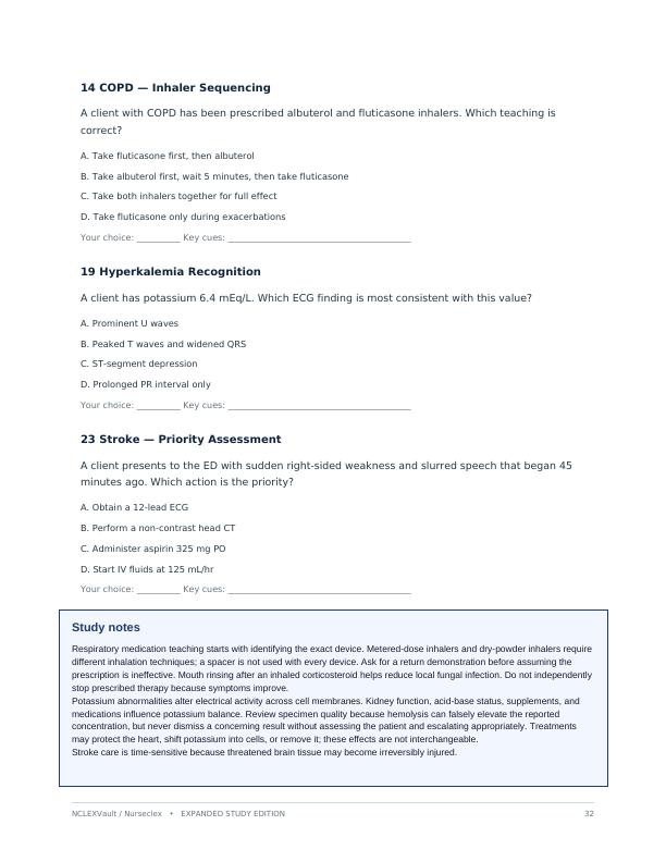 NCLEX 2026 RN + PN Study Collection - Page 32