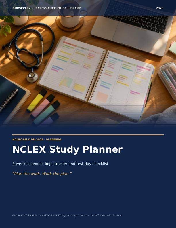 NCLEX Study Planner - Cover