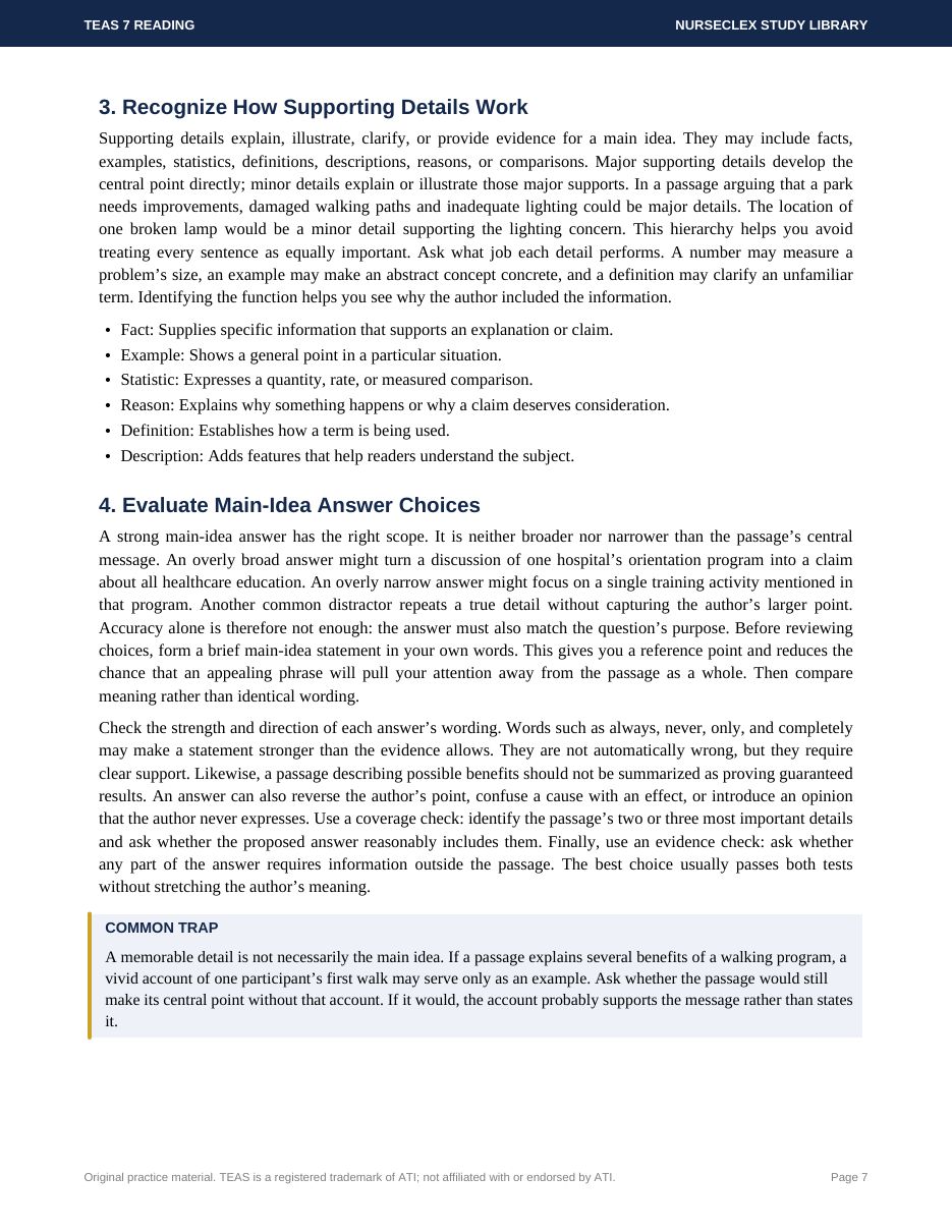 TEAS 7 Complete Study Guide: All Four Sections - Page 30
